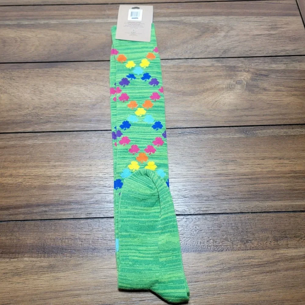 1 Pair St. Patrick's Day Knee Socks NWT